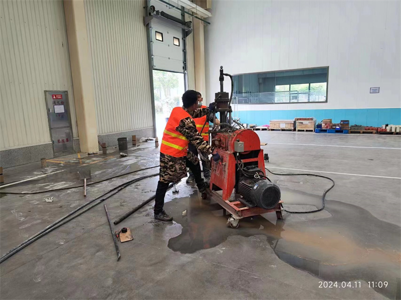 保定厂房地面下沉塌陷注浆加固施工